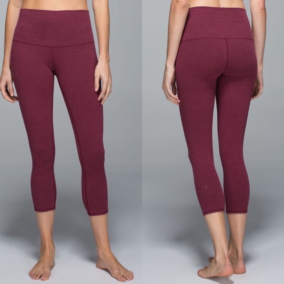 Lululemon Wunder Under Crop Cotton
Heathered Berry - Picture 1 of 9